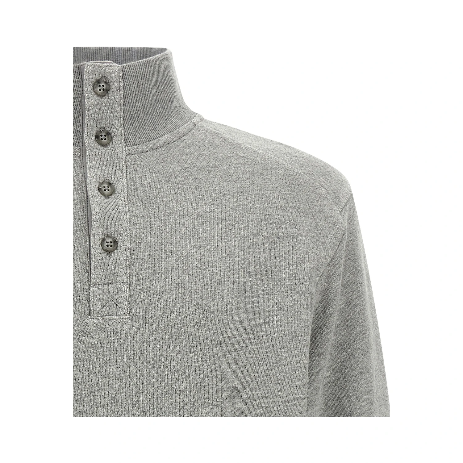 Gray Cotton Cardigan