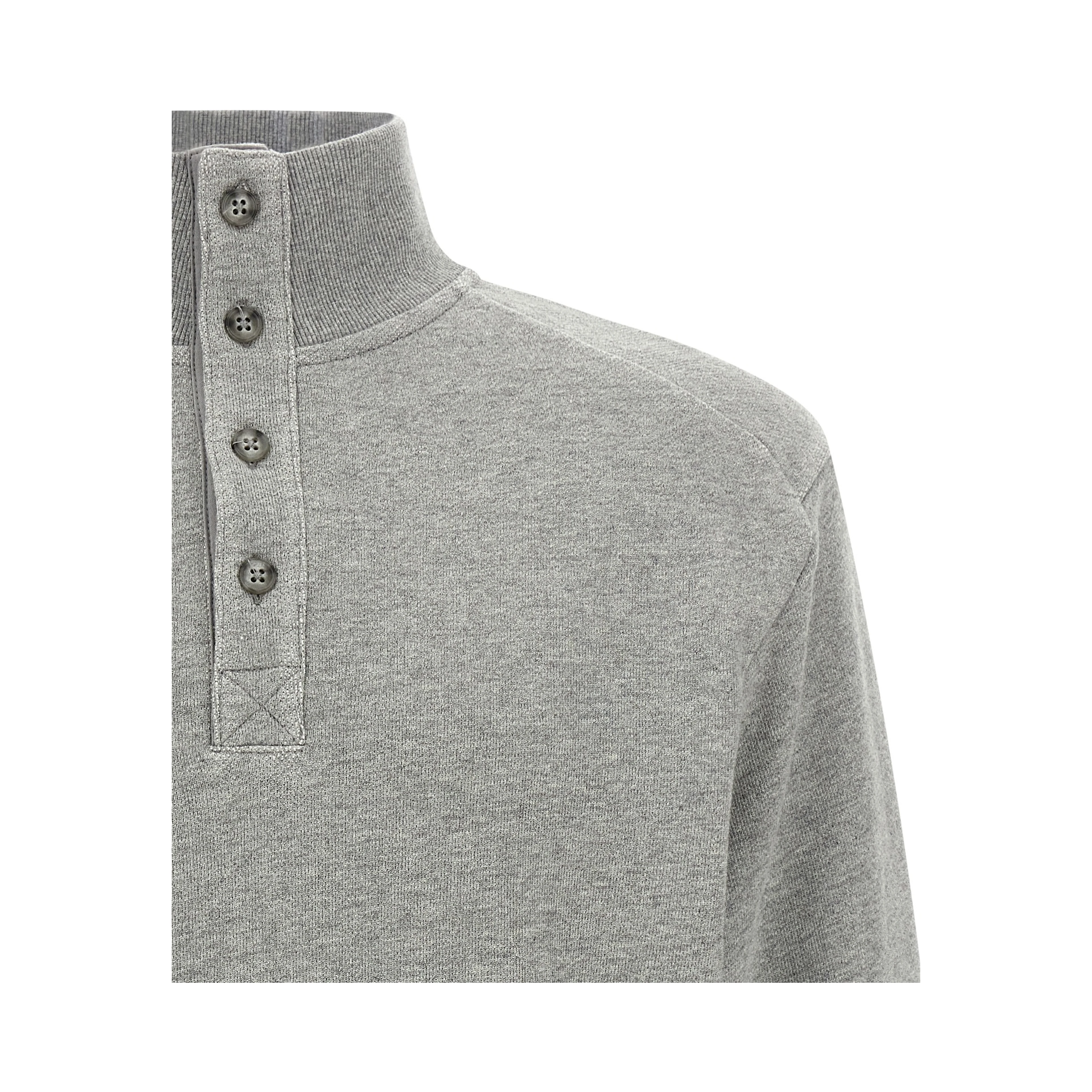 Gray Cotton Cardigan