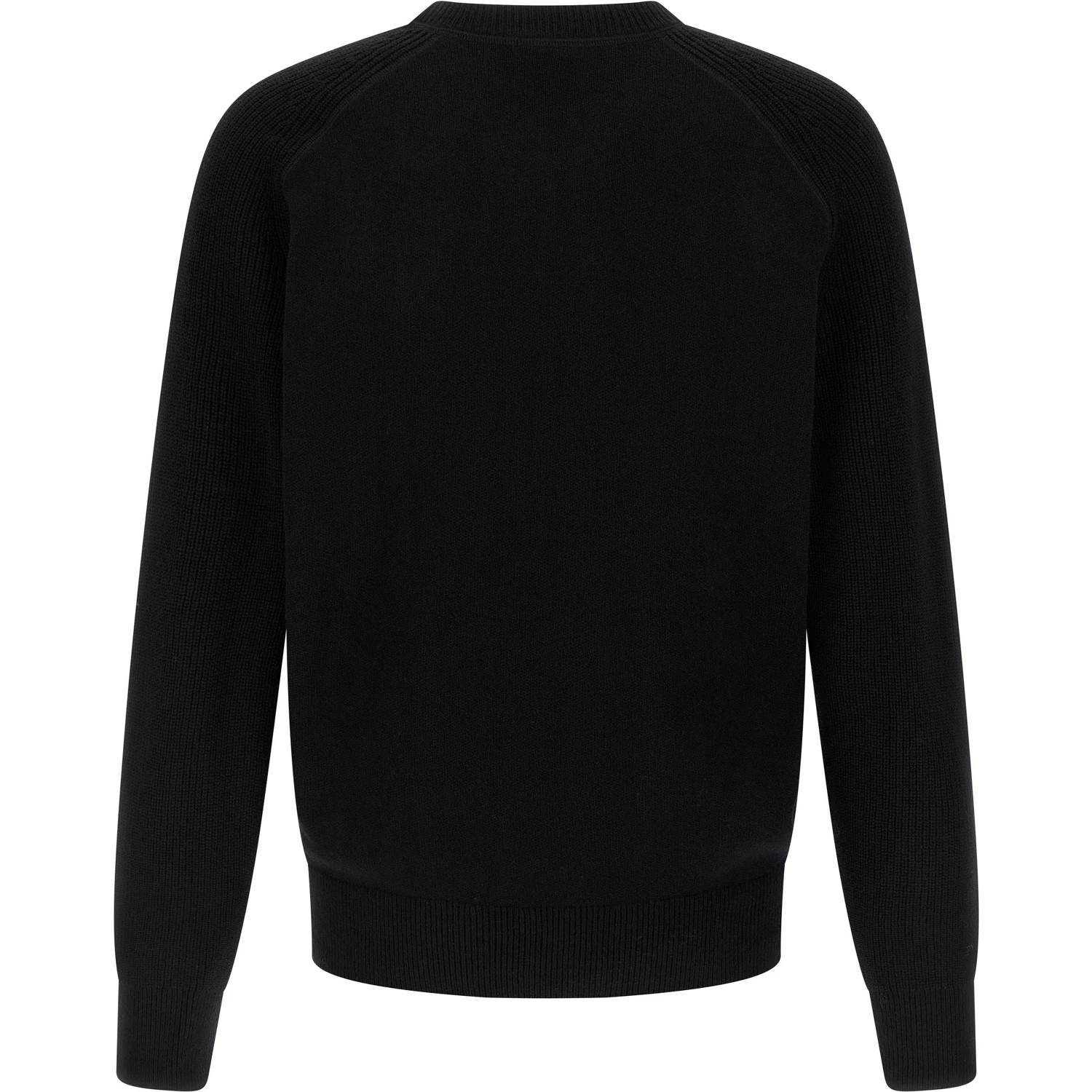 Black Virgin Wool Cardigan