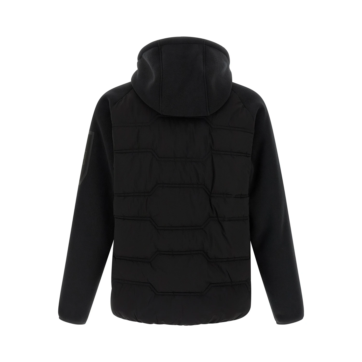 Black Polyester Shell Jacket