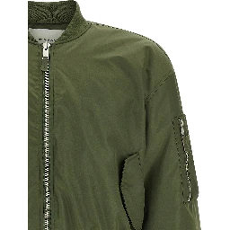 Bicolor Nylon Bomber