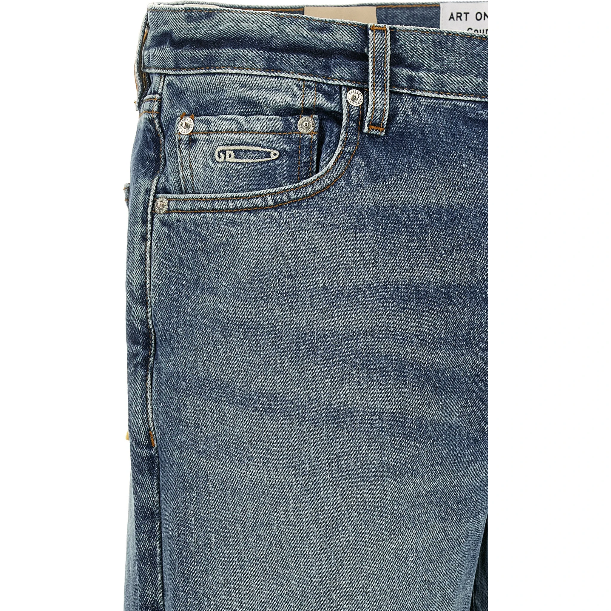 Blue Cotton Jeans Denim