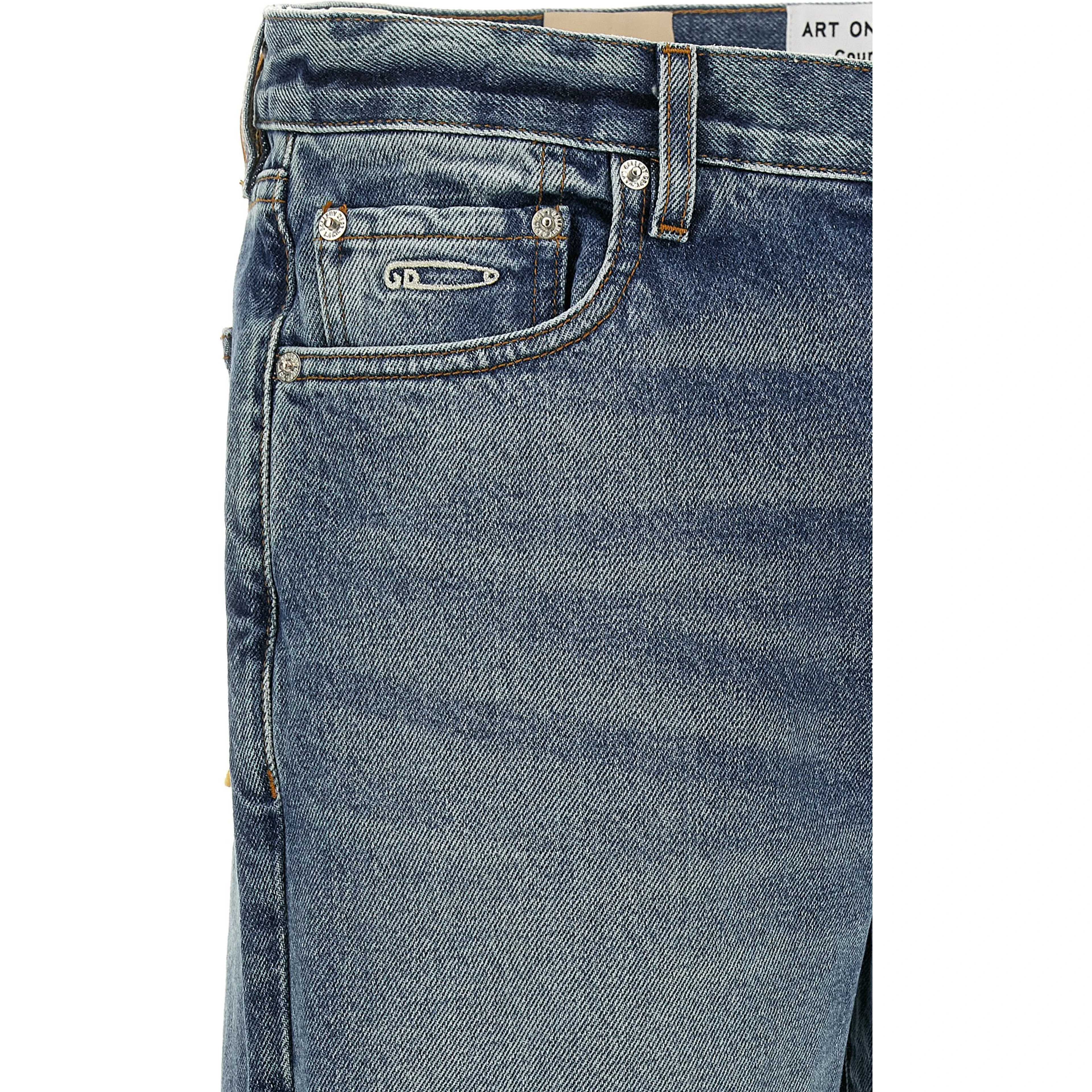Blue Cotton Jeans Denim