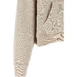 Beige Cotton Sweatshirt
