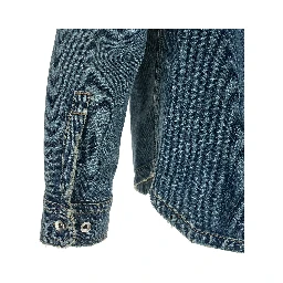 Blue Cotton Denim Jacket
