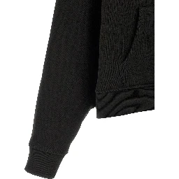 Black Cotton Sweatshirt