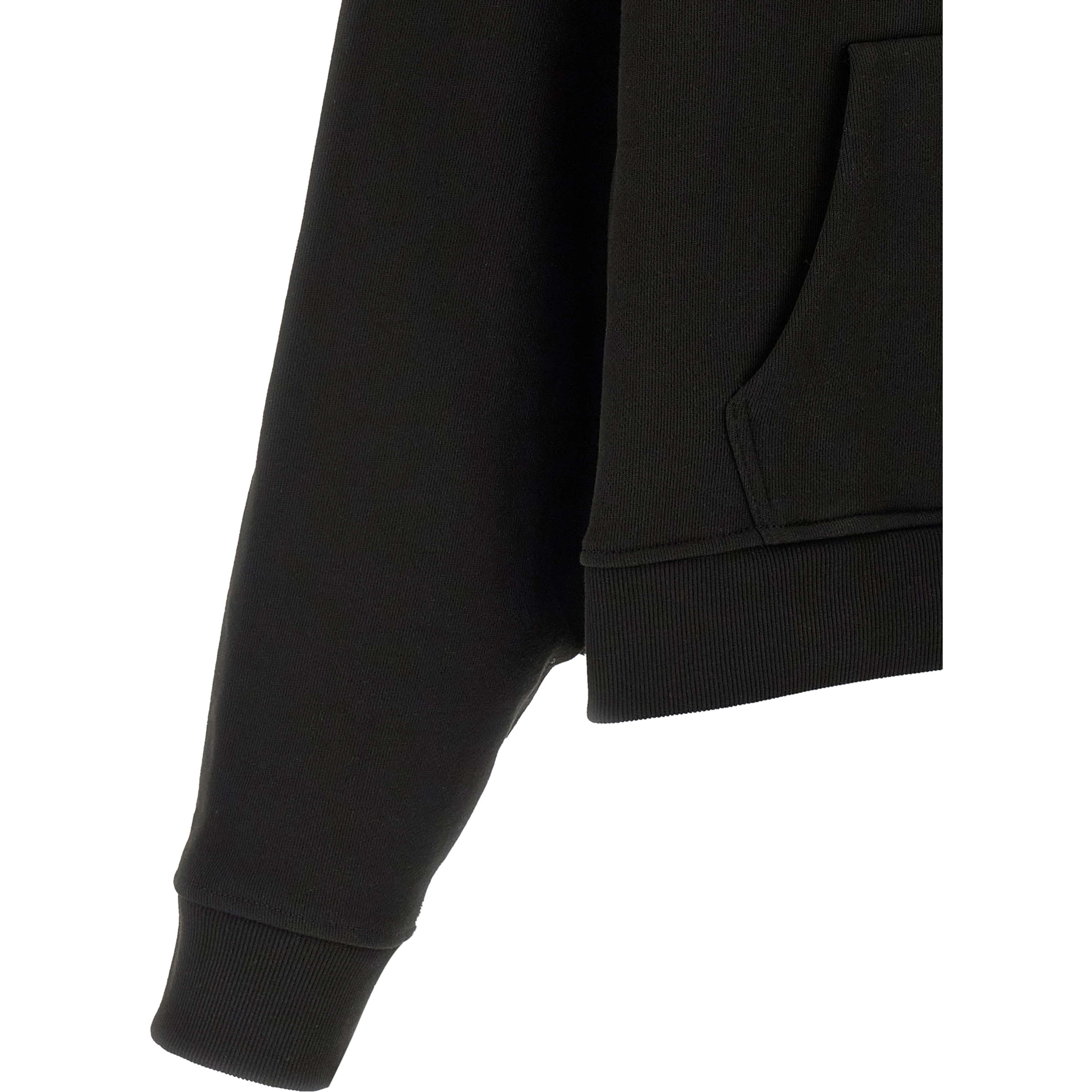 Black Cotton Sweatshirt