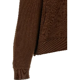 Brown Cotton Sweatshirt
