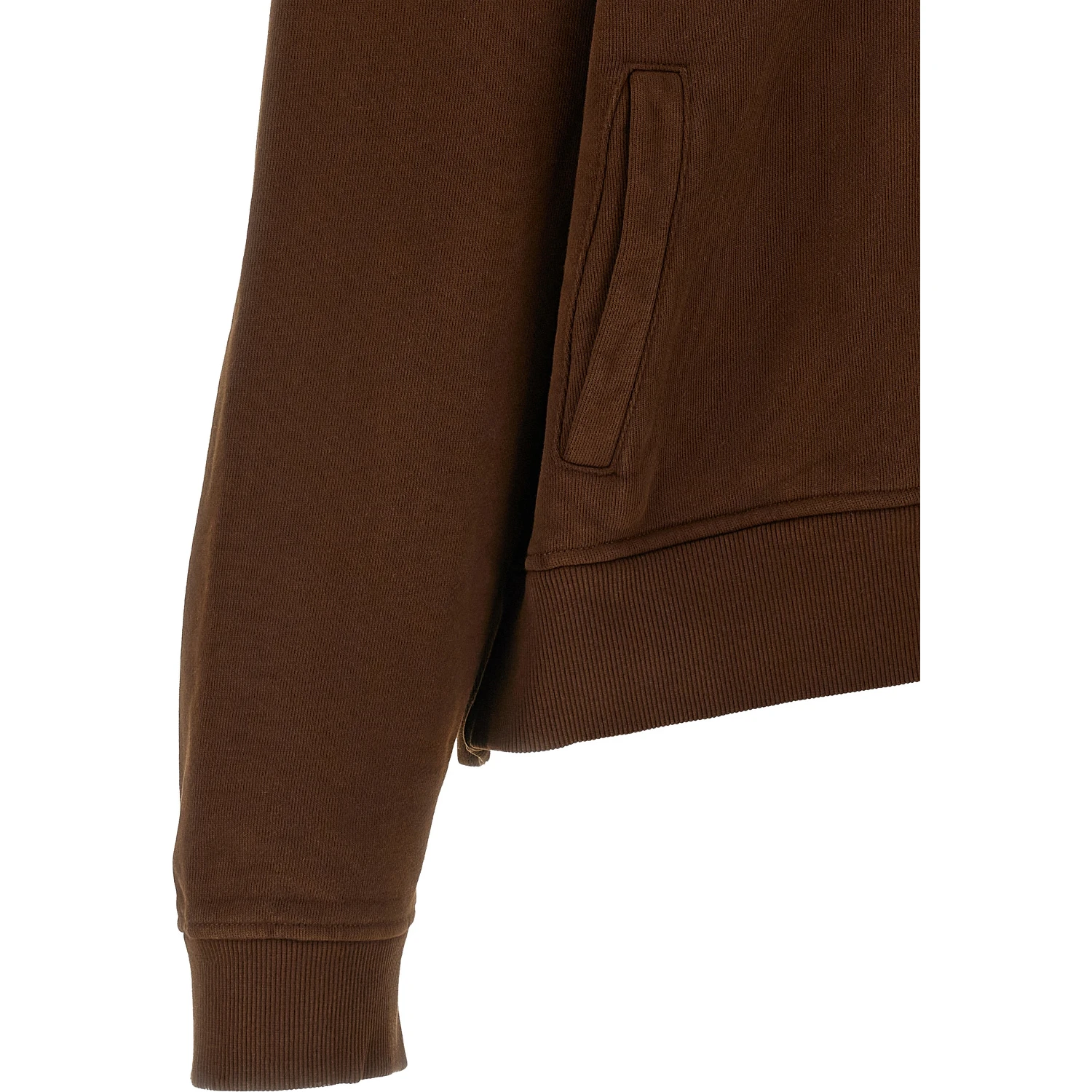 Brown Cotton Sweatshirt