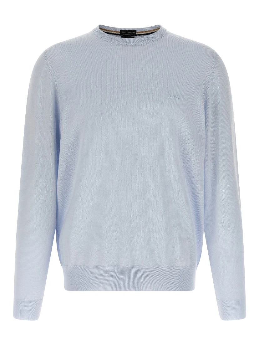 Blue Virgin Wool Cardigan