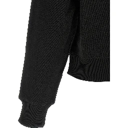Black Cotton Cardigan