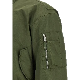 Bicolor Nylon Bomber