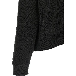 Black Cotton Sweatshirt