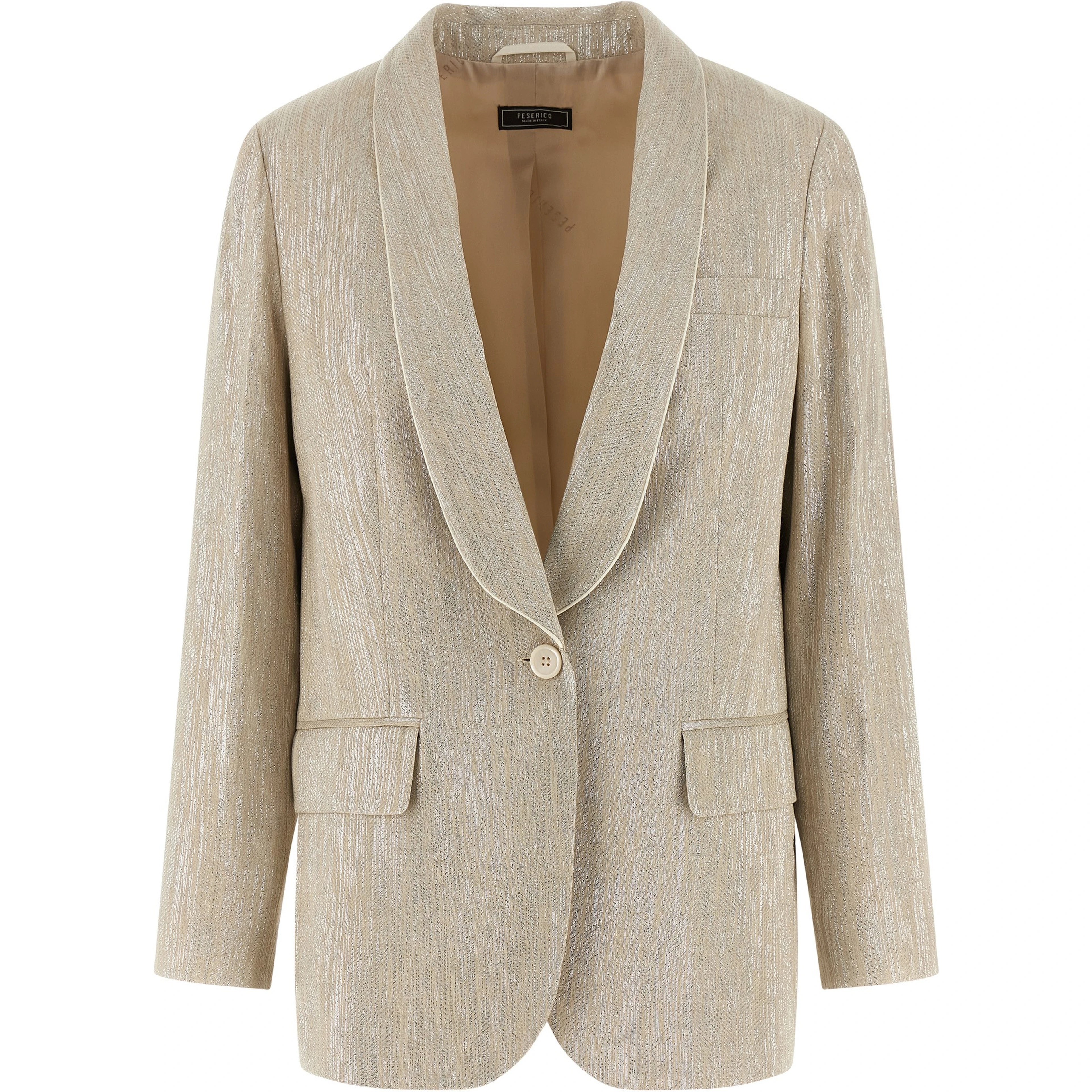 Beige Viscose Blazer