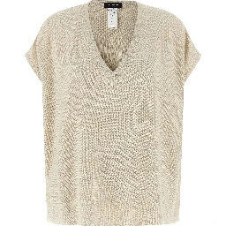 Gold Cotton Cardigan