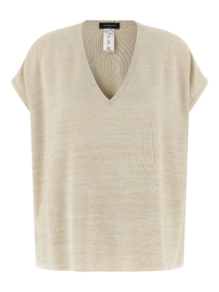 Gold Cotton Cardigan