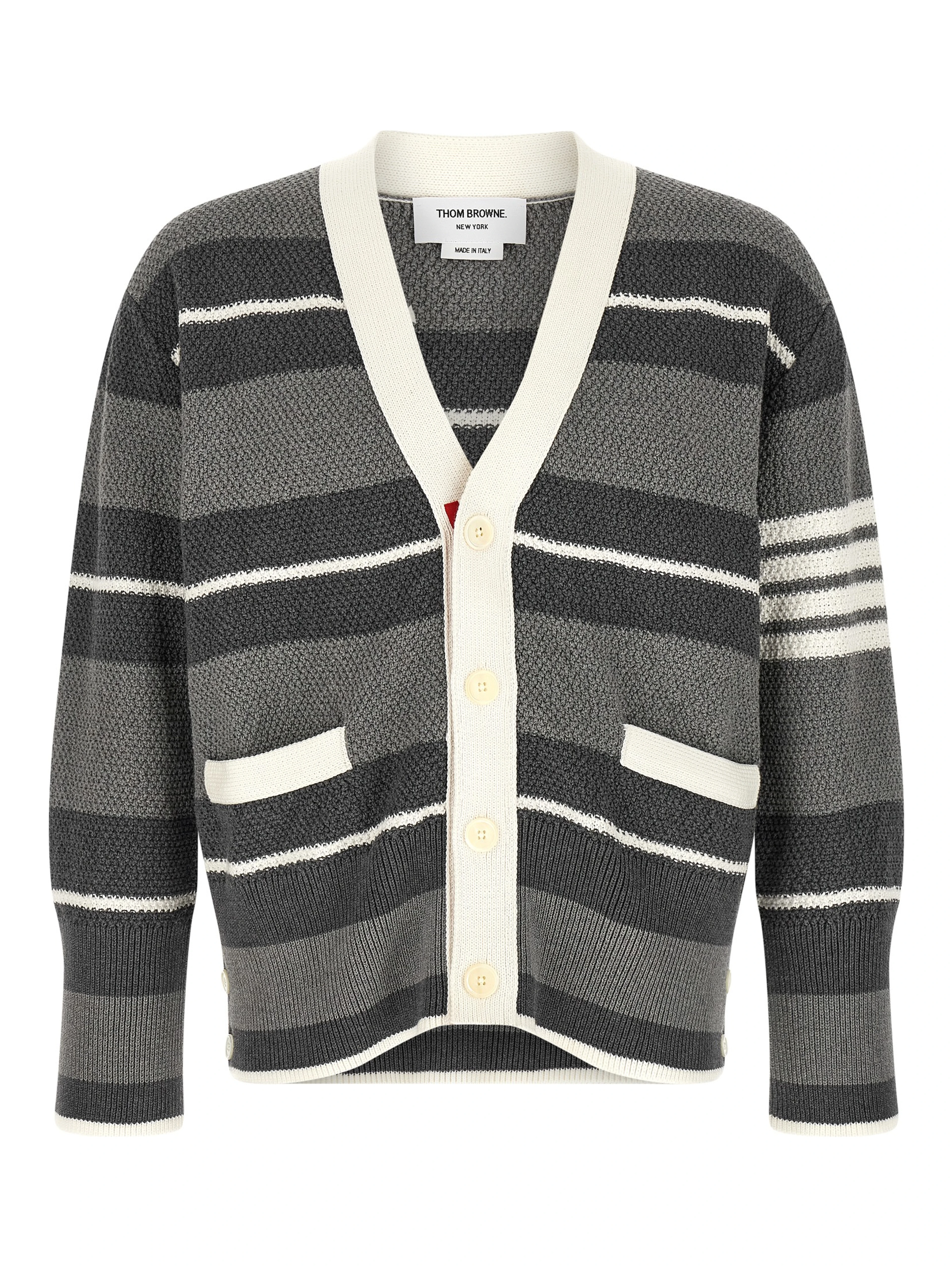 Gray Cotton Cardigan