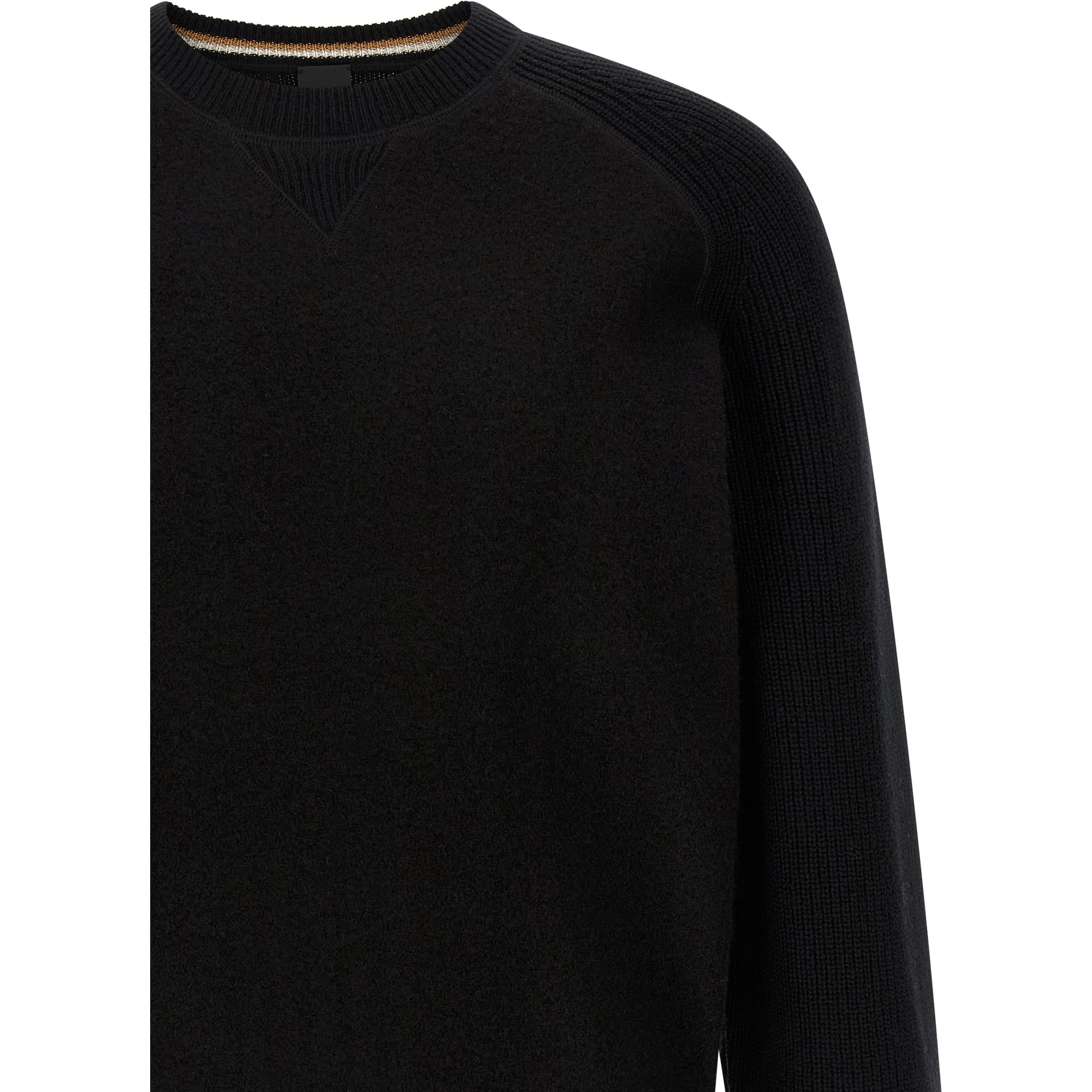Black Virgin Wool Cardigan