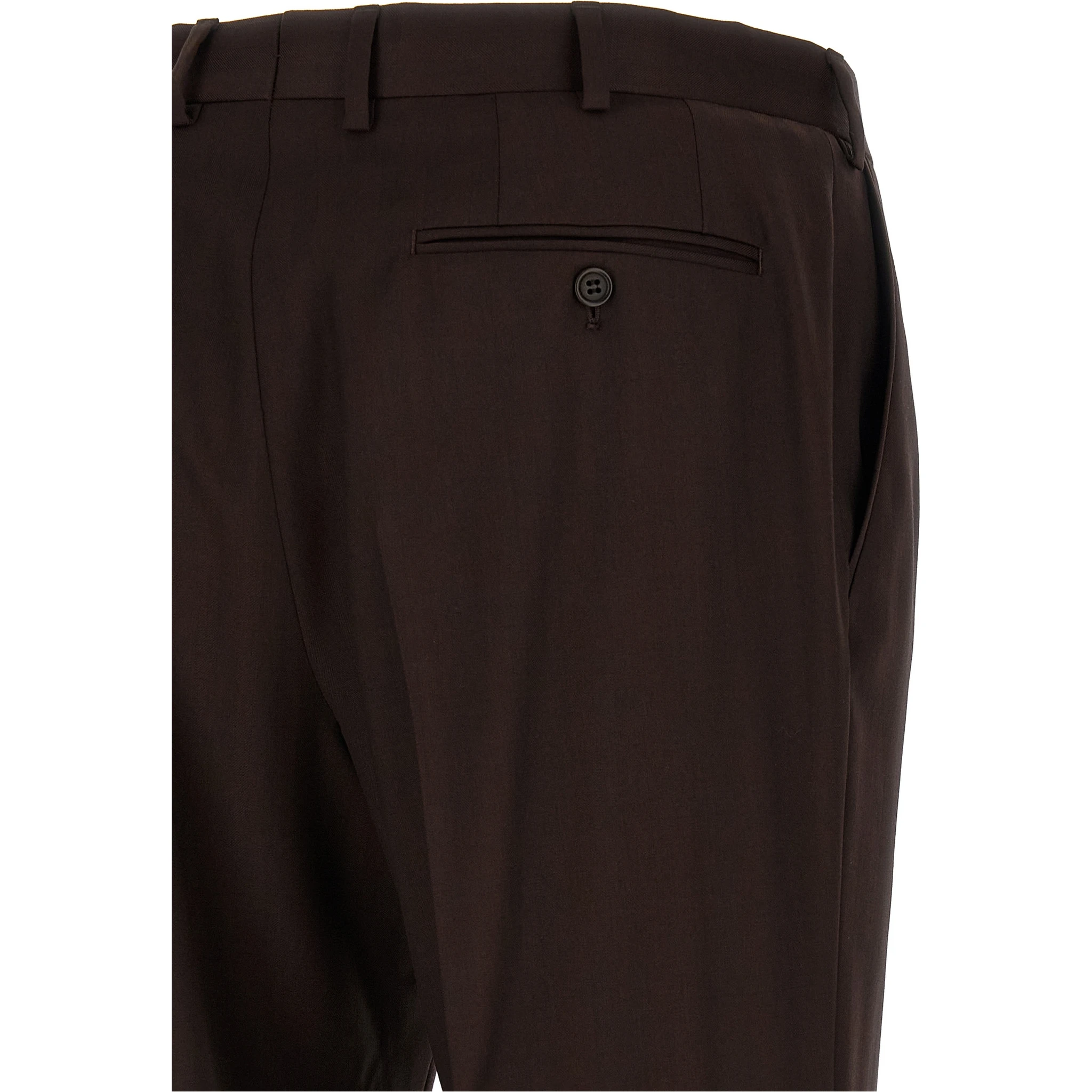 Brown Wool Two-Piece Suit
