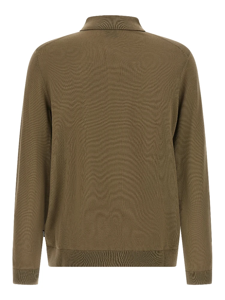 Bicolor Virgin Wool Polo Shirt alternative