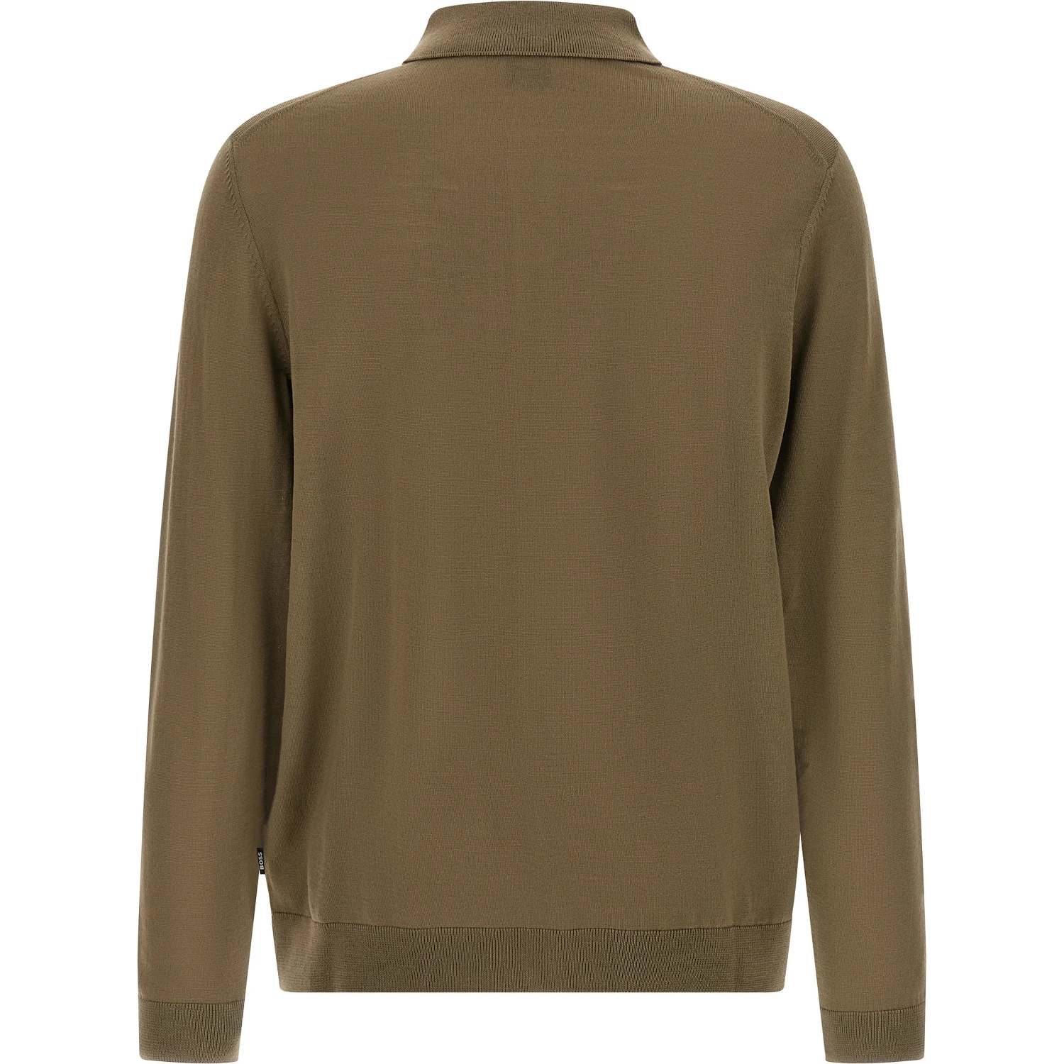 Bicolor Virgin Wool Polo Shirt