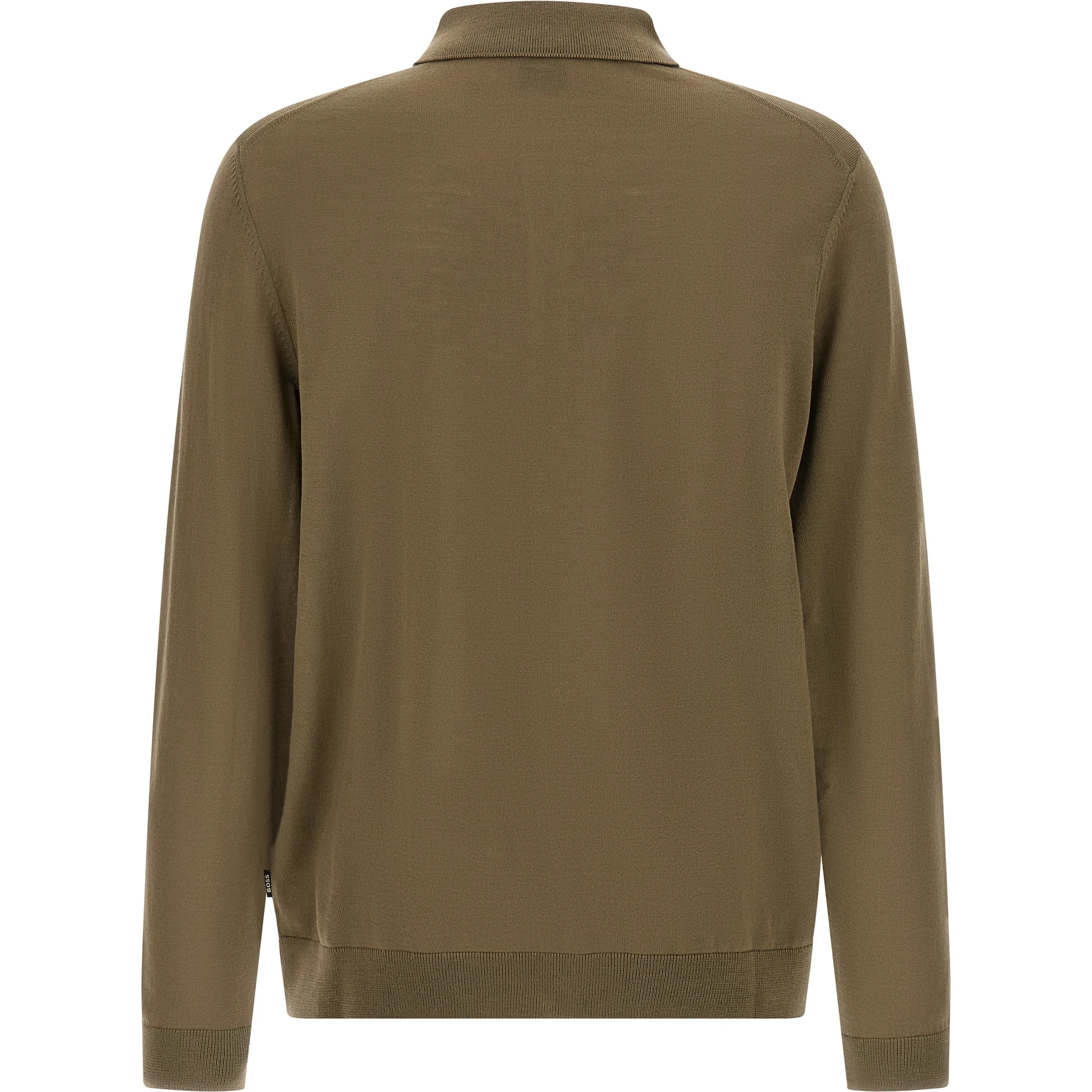 Bicolor Virgin Wool Polo Shirt