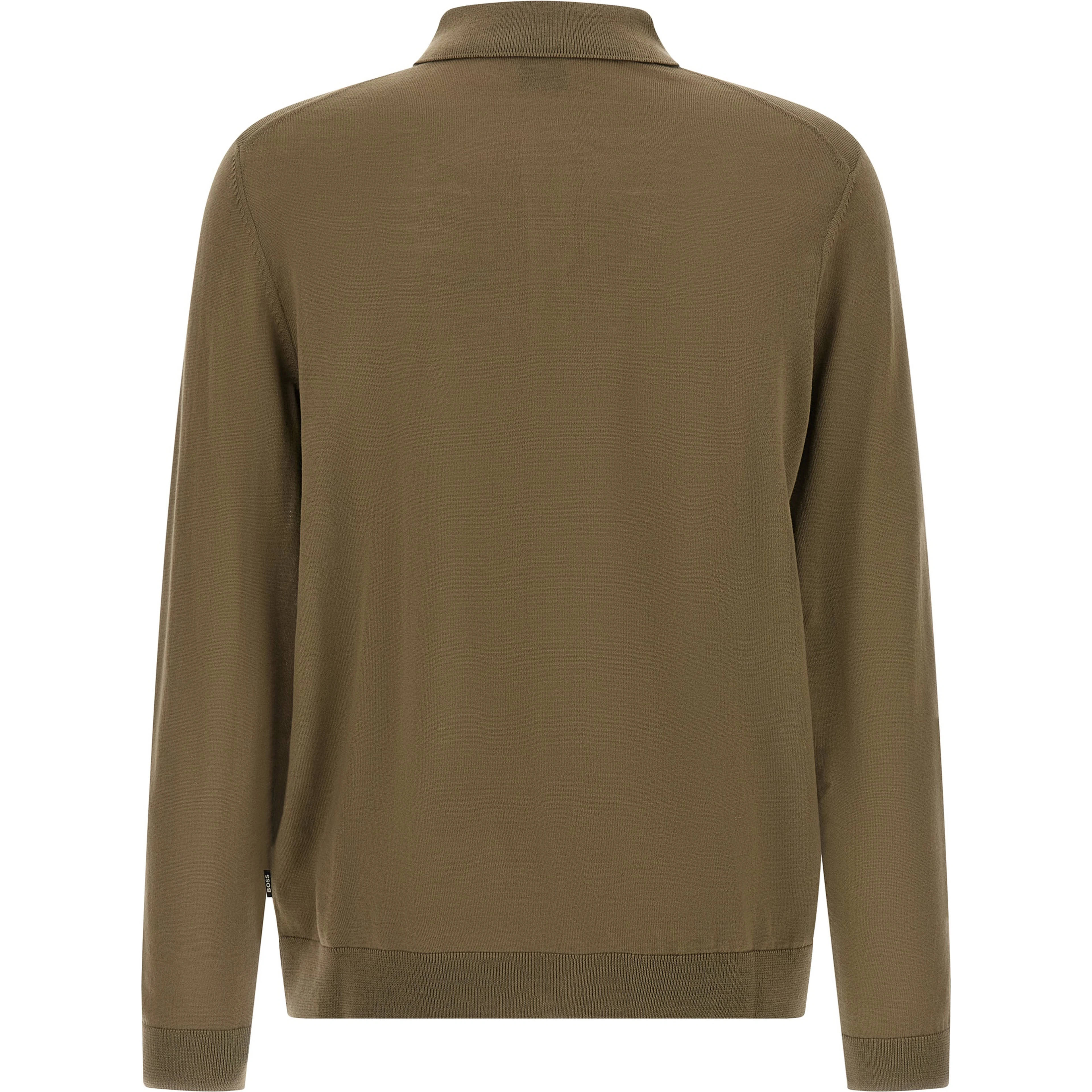 Bicolor Virgin Wool Polo Shirt