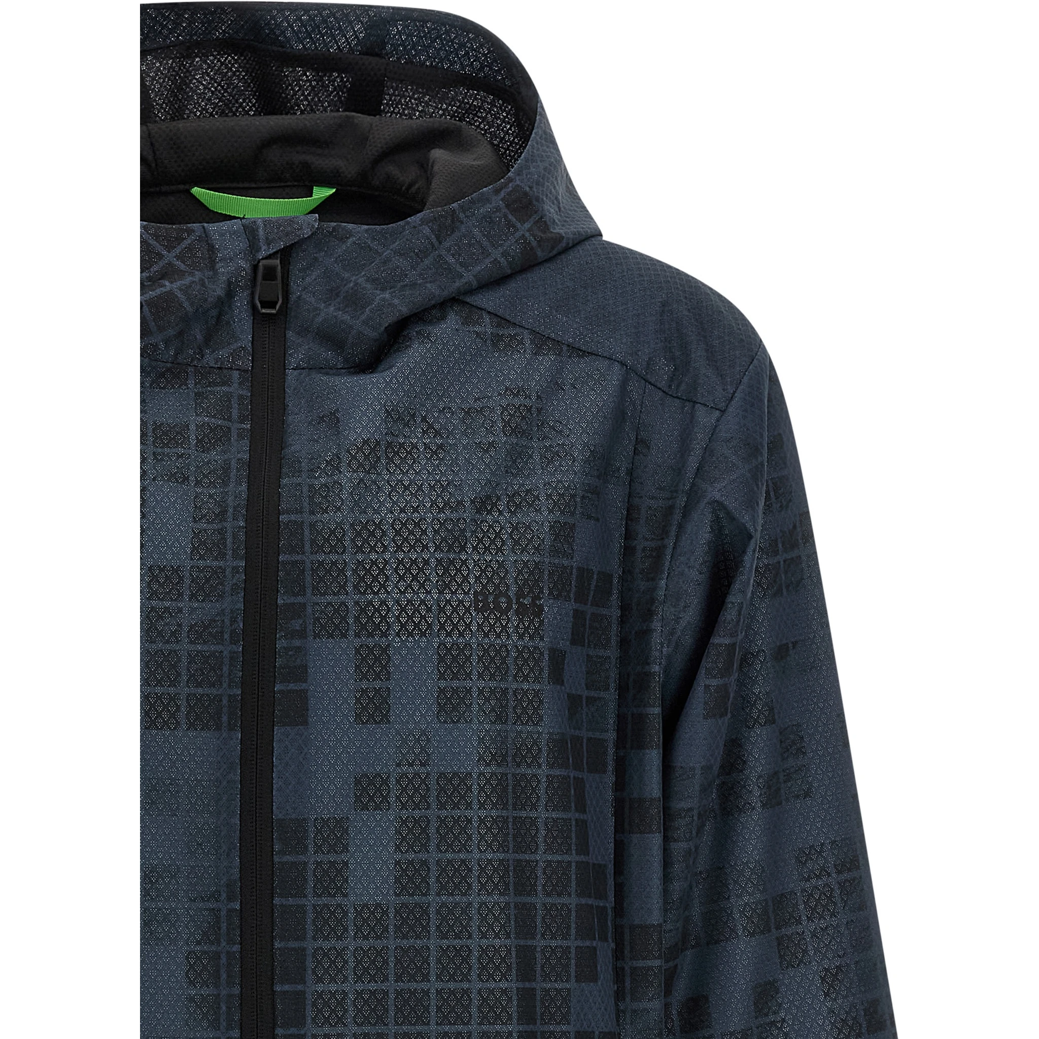 Blue Rubber Shell Jacket