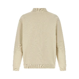 Beige Polyamide Bomber