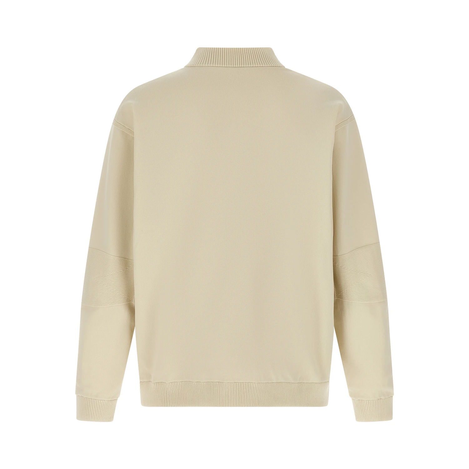 Beige Polyamide Bomber