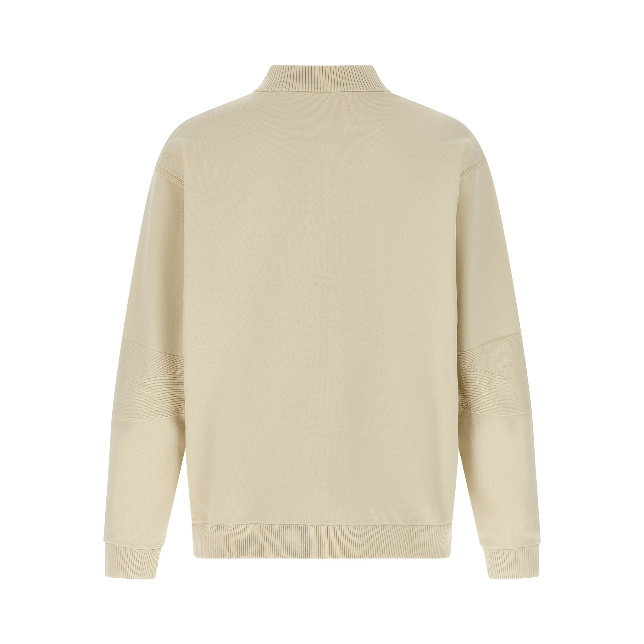 Beige Polyamide Bomber