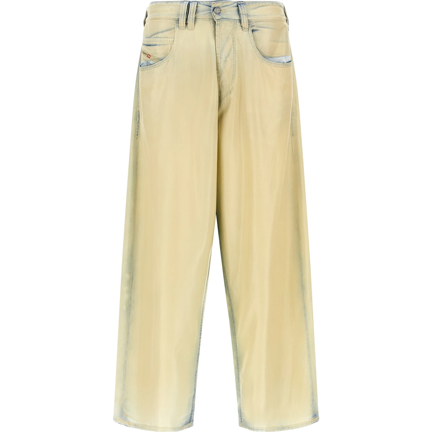 Beige Lyocell Jeans Denim