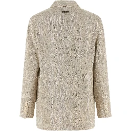 Beige Viscose Blazer