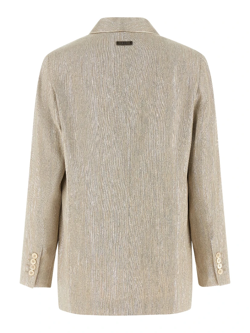 Beige Viscose Blazer