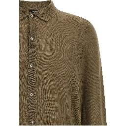 Bicolor Virgin Wool Polo Shirt