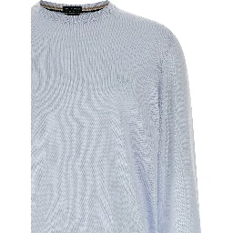 Blue Virgin Wool Cardigan