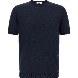 Blue Cotton Cardigan
