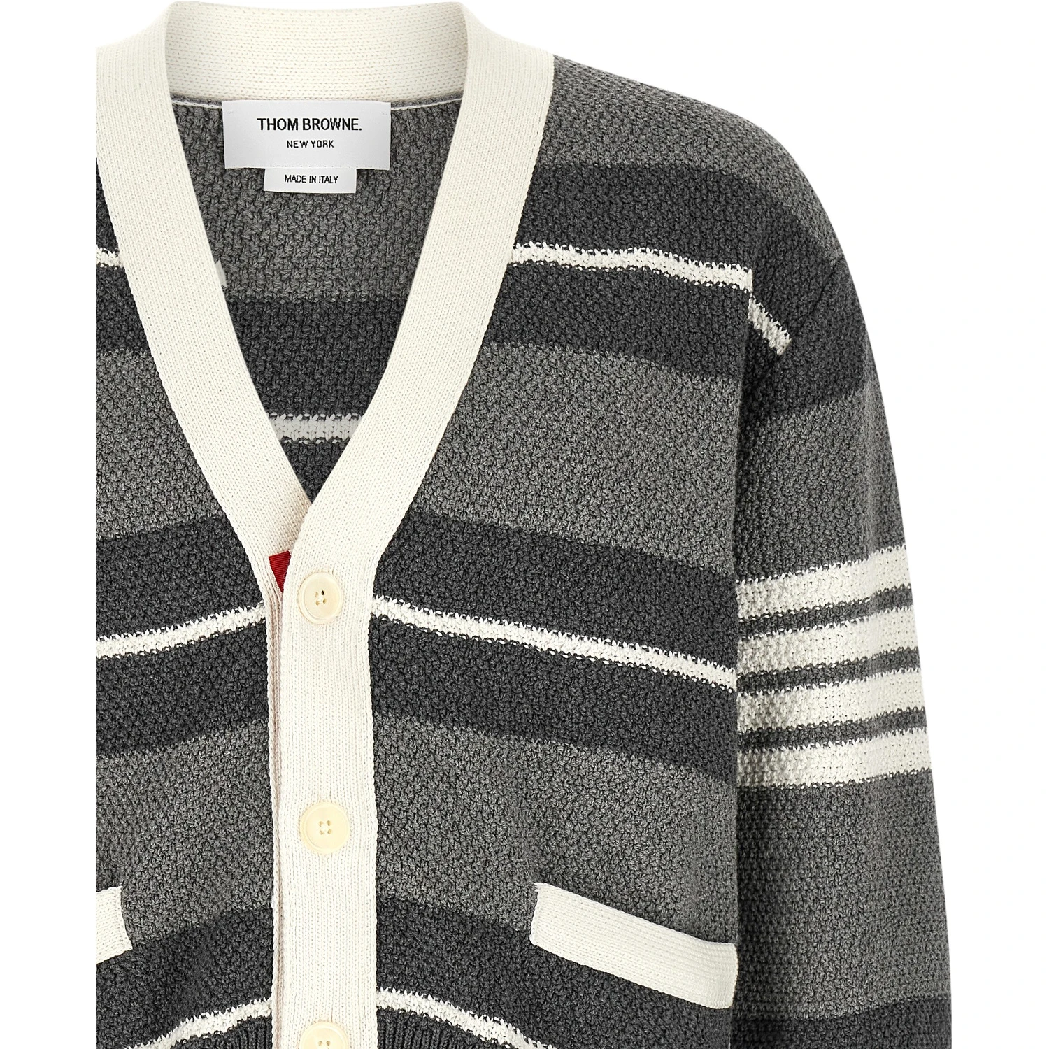 Gray Cotton Cardigan