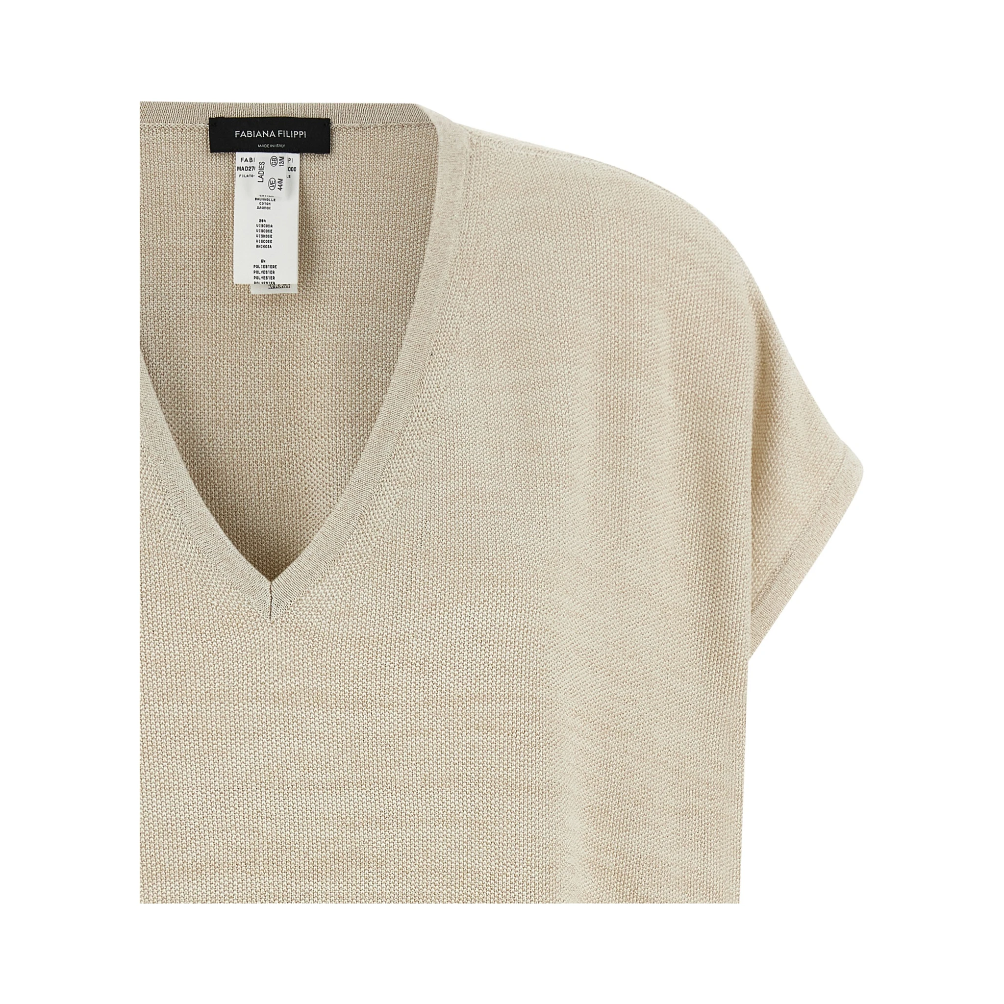 Gold Cotton Cardigan