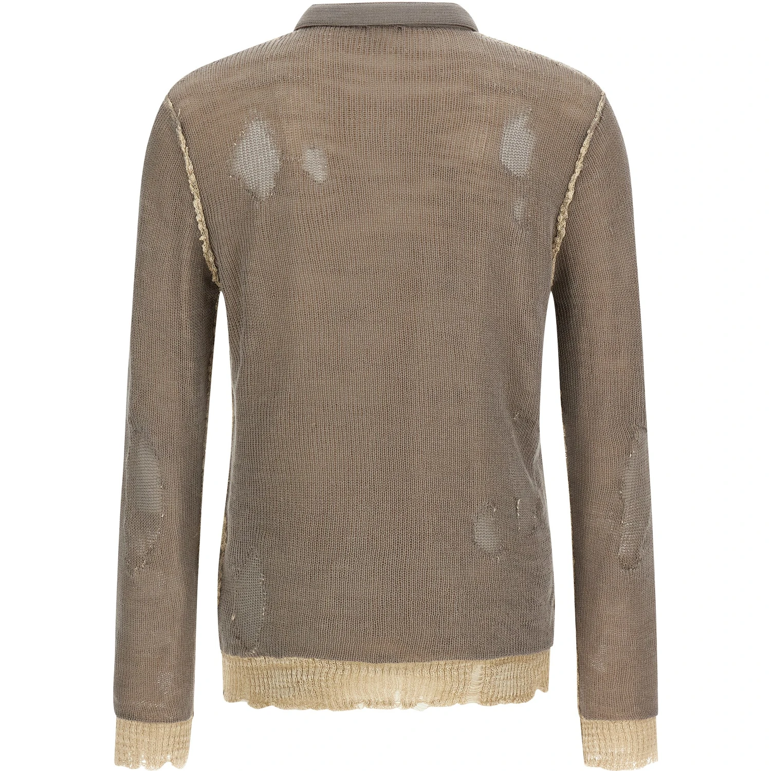 Gray Cotton Cardigan
