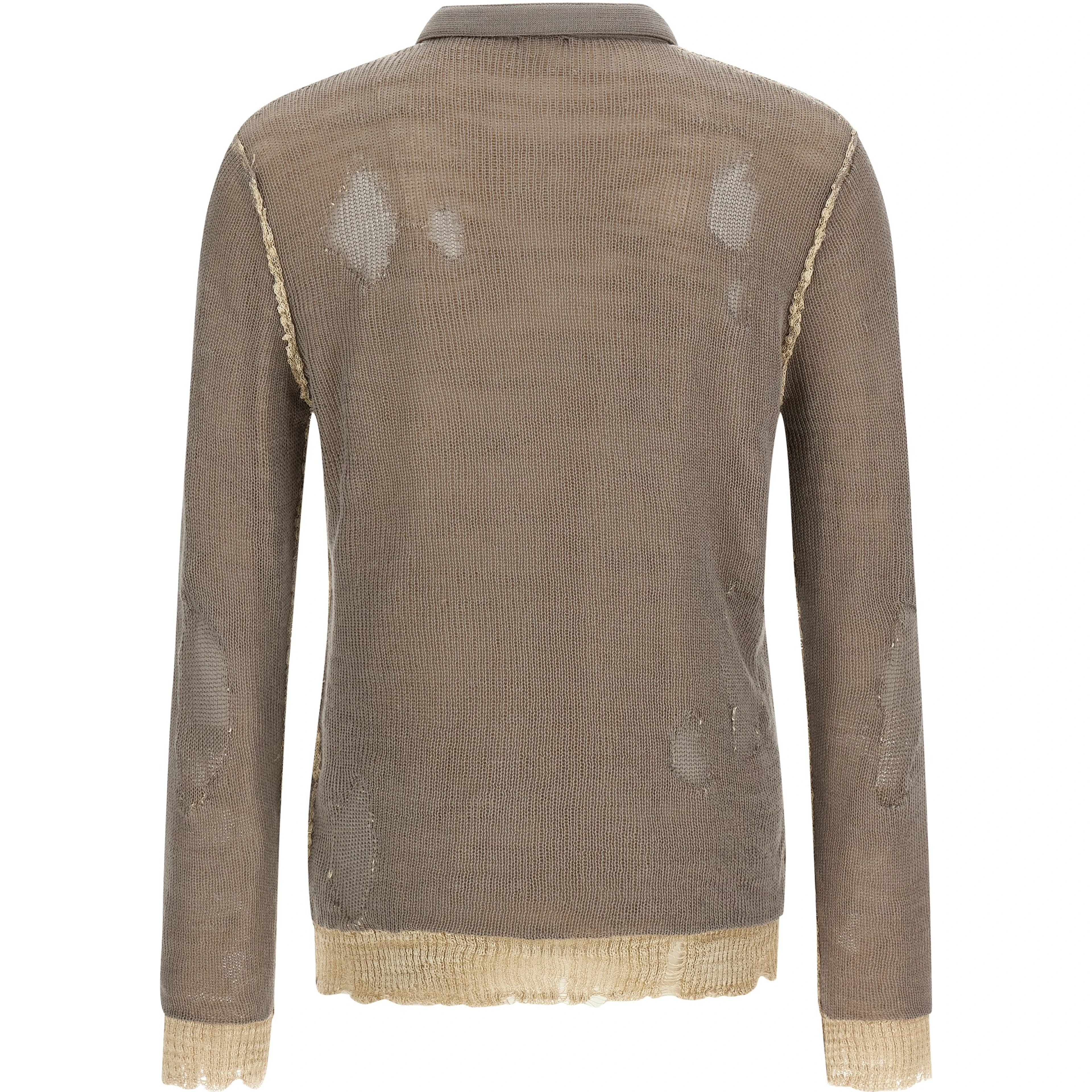 Gray Cotton Cardigan