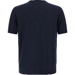 Blue Cotton Cardigan