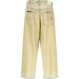 Beige Lyocell Jeans Denim