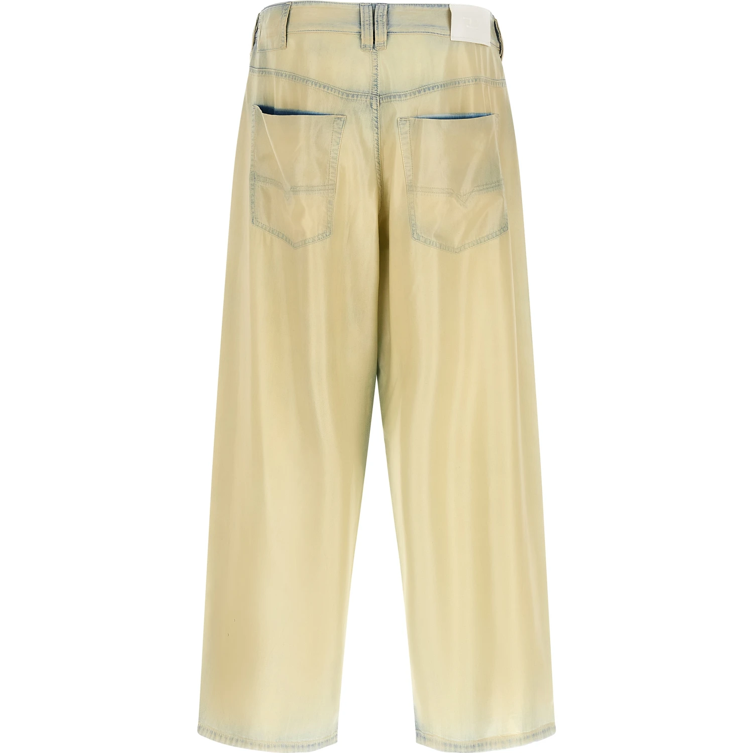 Beige Lyocell Jeans Denim