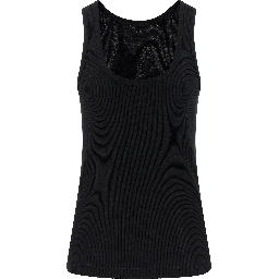 Black Cotton Tank Tops