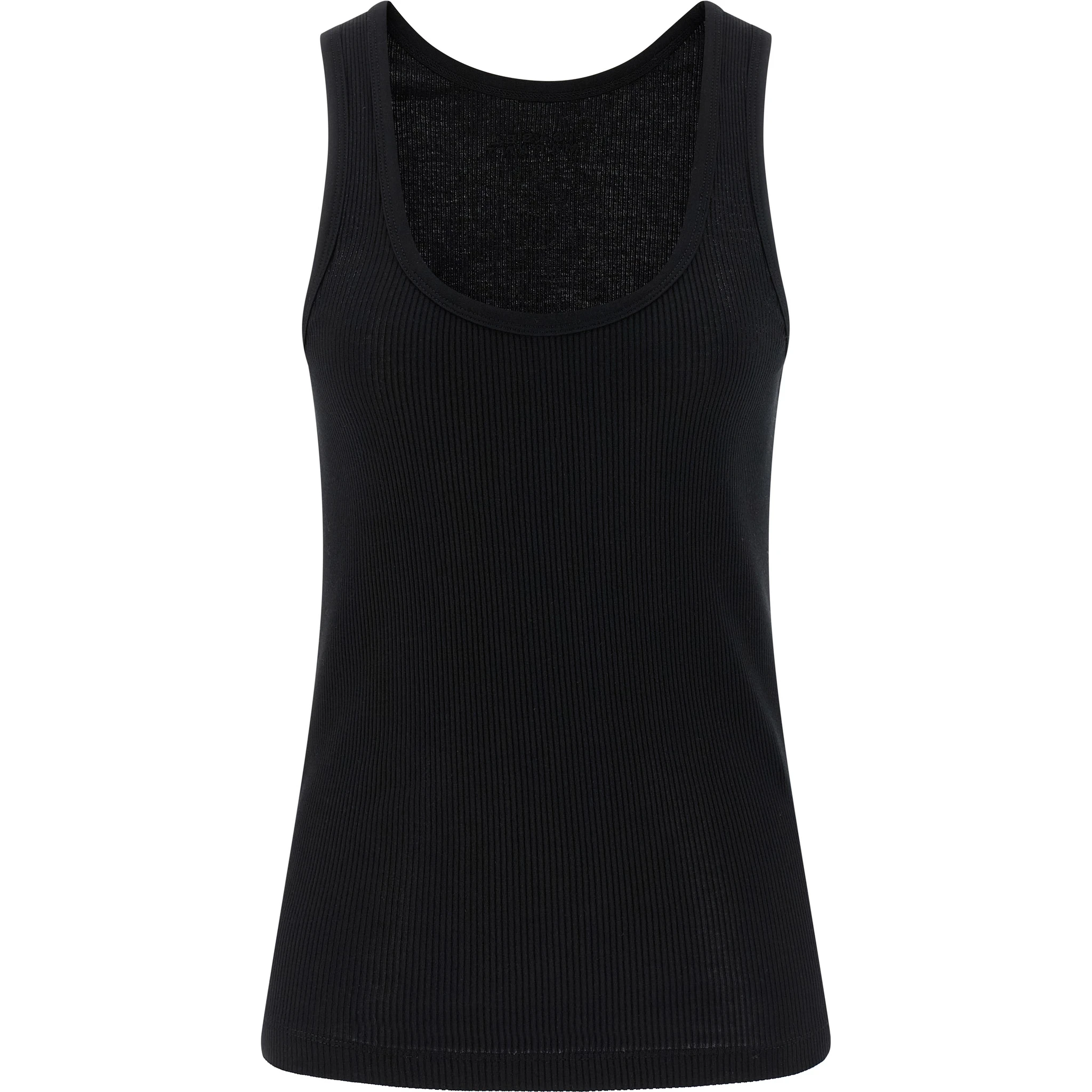 Black Cotton Tank Tops