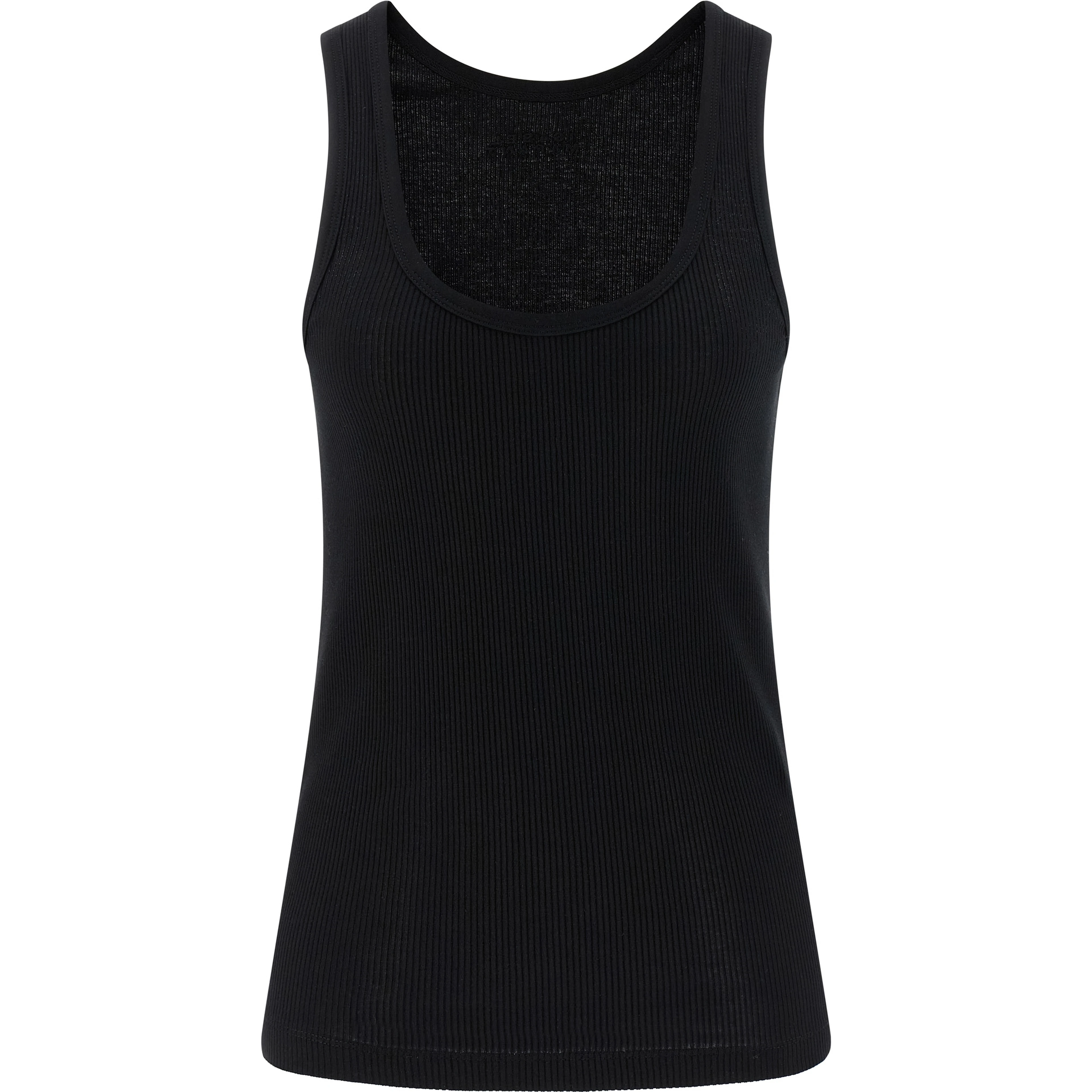 Black Cotton Tank Tops