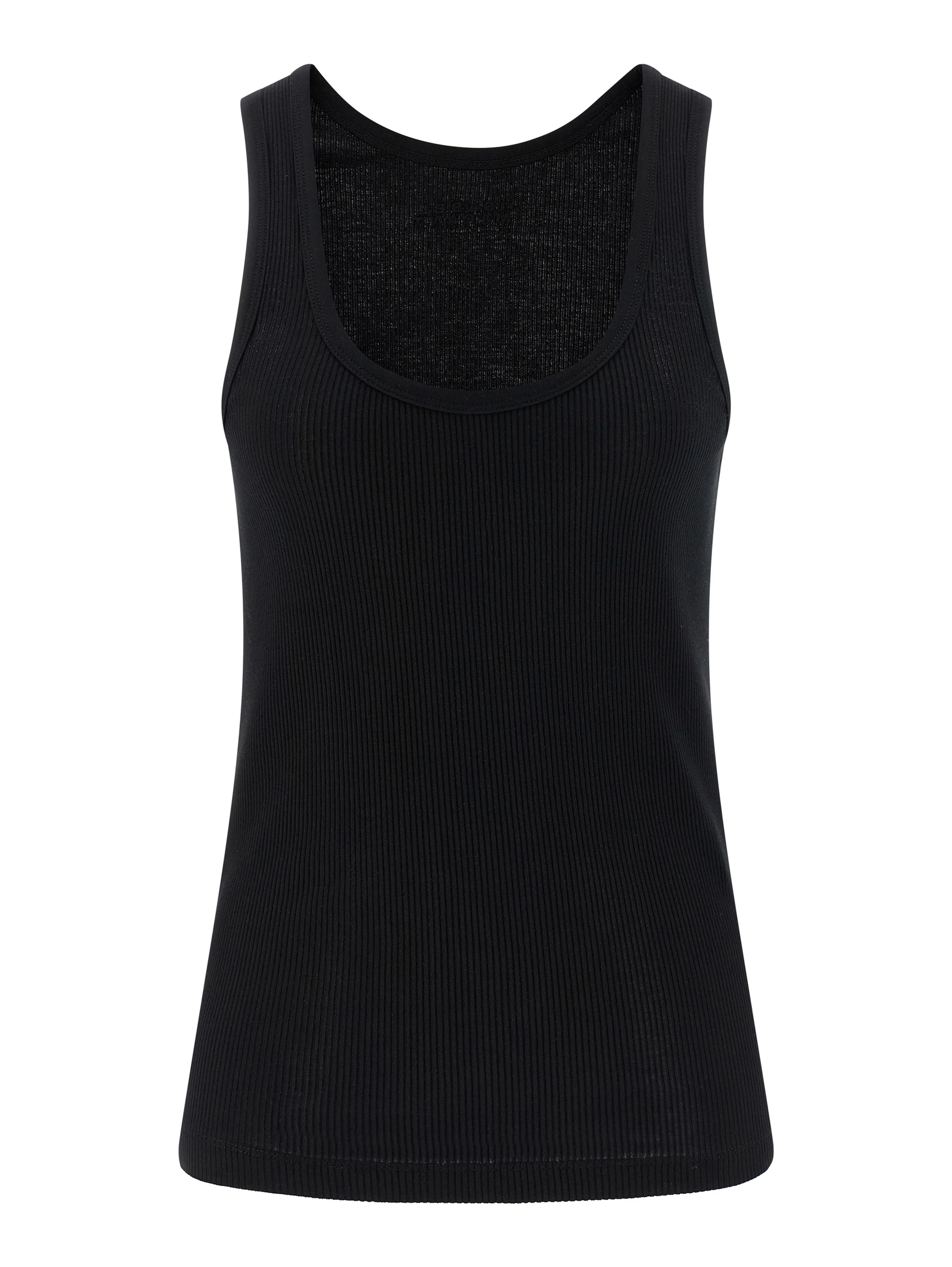 Black Cotton Tank Tops