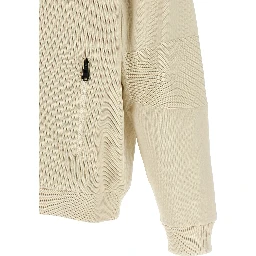 Beige Polyamide Bomber