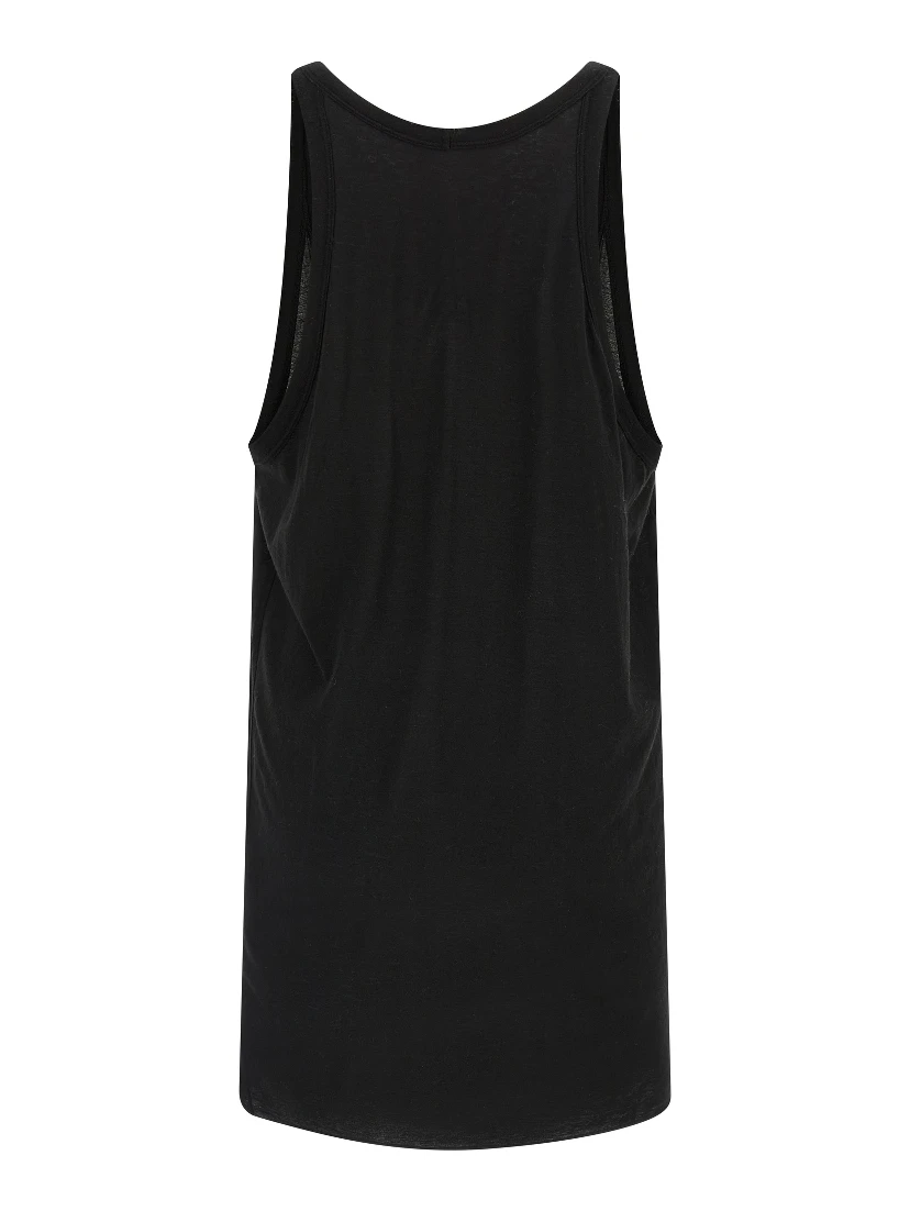 Black Cotton Tank Tops
